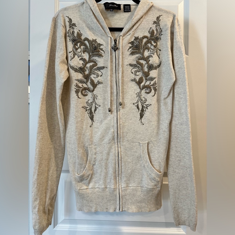 Miss Me hooded sweater.